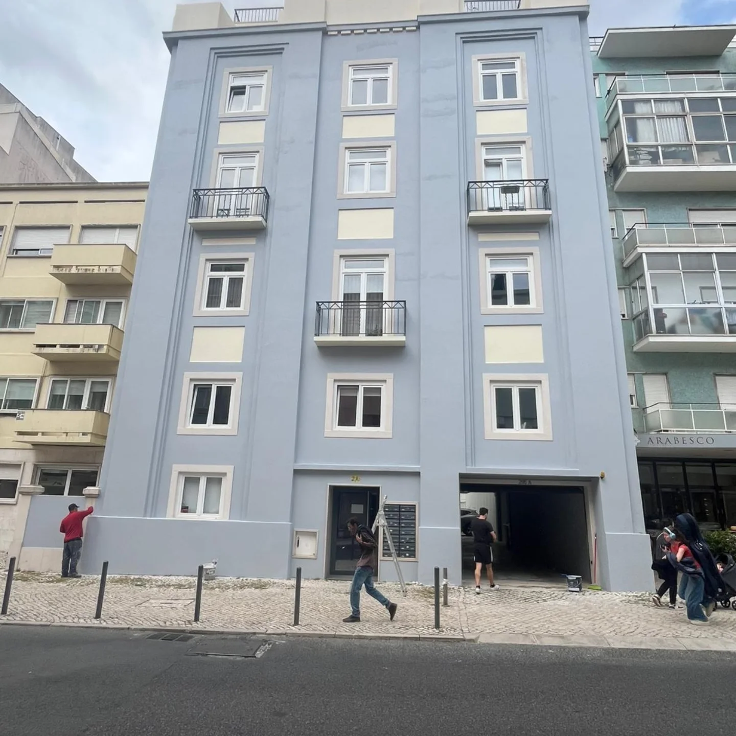 Fachada depois da pintura